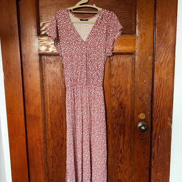 Pink and white floral Denver Hayes midi dress - Picture 2 of 4